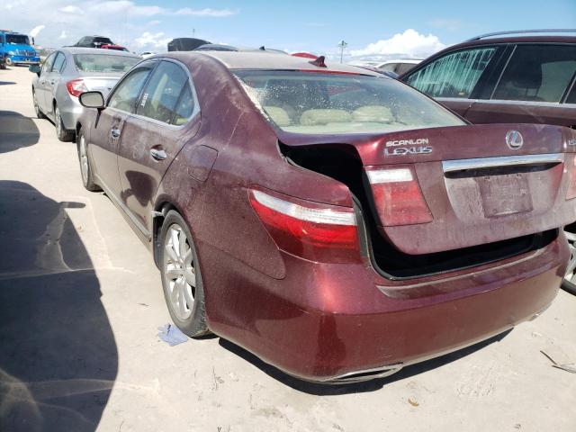 Photo 3 from auction – 2007 LEXUS LS 460 with VIN JTHBL46F775000799