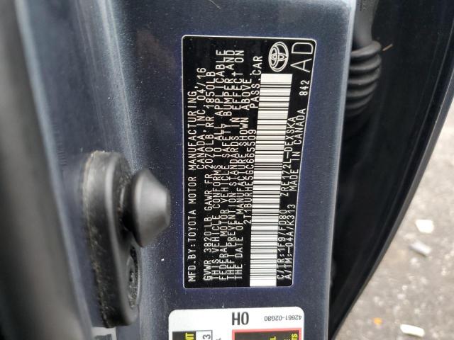 Photo 10 from auction – 2016 TOYOTA COROLLA L with VIN 2T1BURHE5GC665509