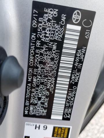 Photo 10 from auction – 2017 TOYOTA PRIUS with VIN JTDKARFU3H3543311