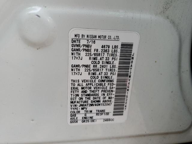 Photo 10 from auction – 2016 NISSAN ROGUE S with VIN JN8AT2MV4GW152047