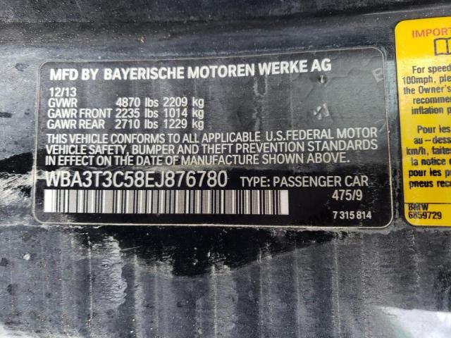Photo 10 from auction – 2014 BMW 435 I with VIN WBA3T3C58EJ876780