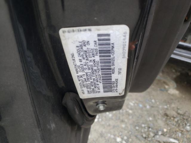 Photo 10 from auction – 2000 TOYOTA CAMRY CE with VIN 4T1BG22K7YU970300