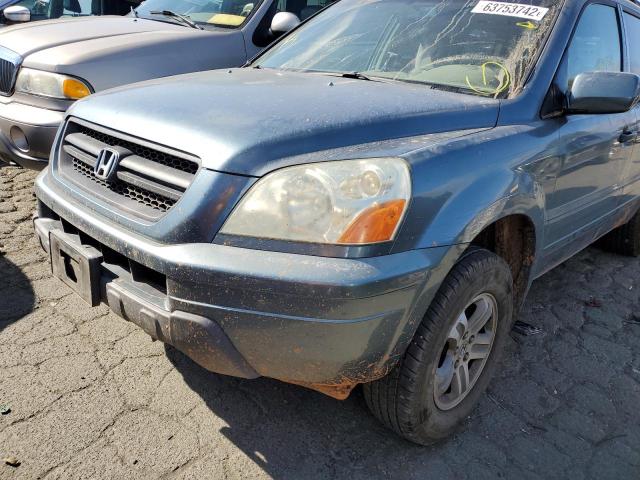 Photo 9 from auction – 2005 HONDA PILOT EX with VIN 2HKYF18475H556038