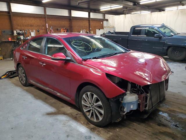 HYUNDAI SONATA SPO 2015 with VIN 5NPE34AF2FH070537 - Photo from auction