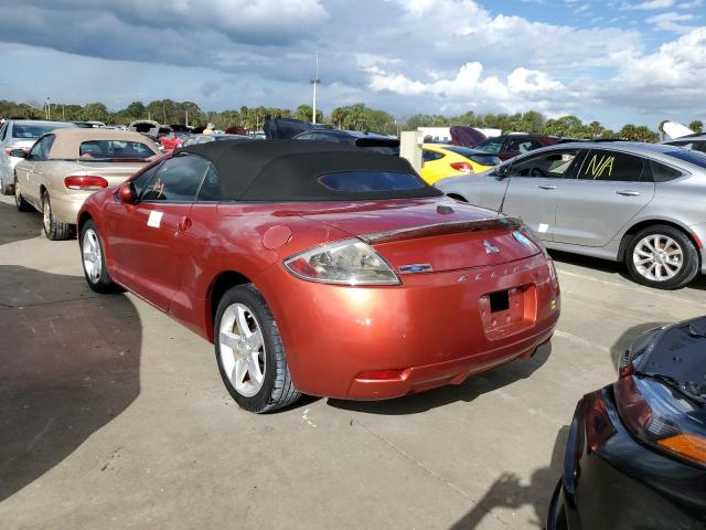 Photo 3 from auction – 2008 MITSUBISHI ECLIPSE SP with VIN 4A3AL25F58E033009