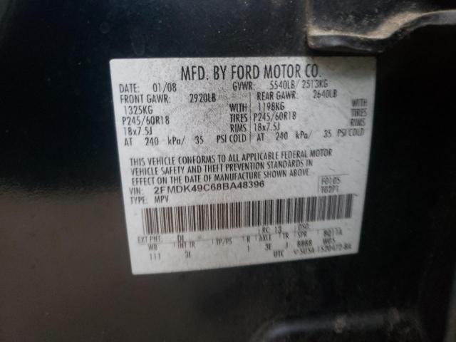 Photo 10 from auction – 2008 FORD EDGE LIMIT with VIN 2FMDK49C68BA48396
