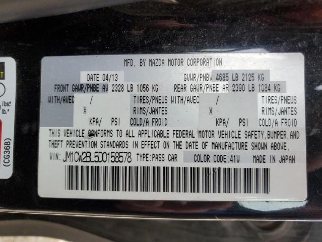 Photo 10 from auction – 2013 MAZDA 5 with VIN JM1CW2BL5D0158578