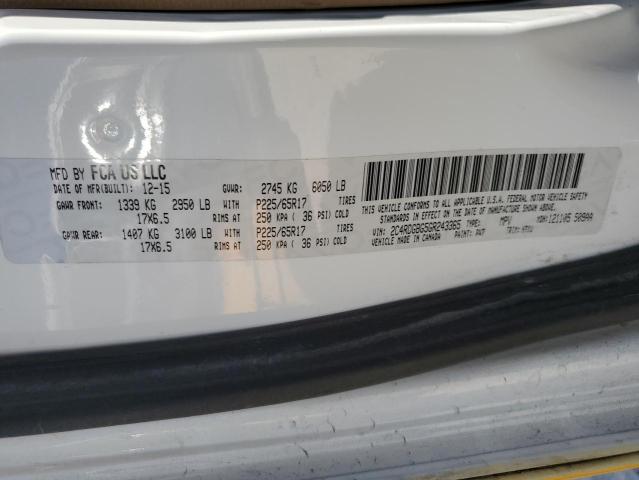 Photo 10 from auction – 2016 DODGE GRAND CARA with VIN 2C4RDGBG5GR243365