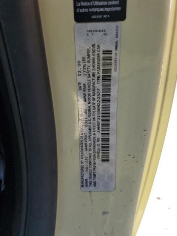 Photo 10 from auction – 2006 VOLKSWAGEN NEW BEETLE with VIN 3VWSF31Y86M320327