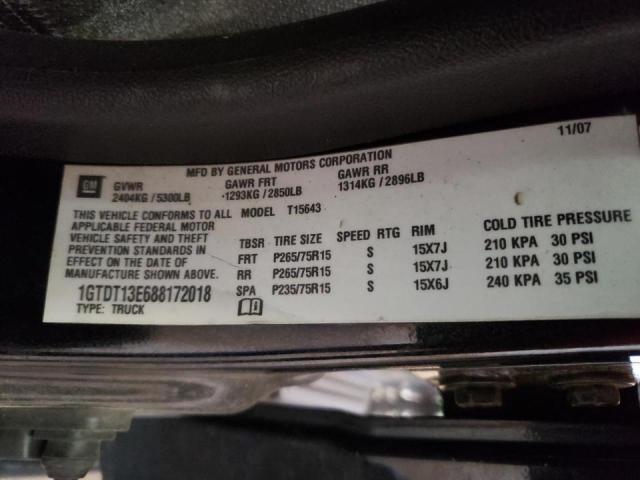 Photo 10 from auction – 2008 GMC CANYON with VIN 1GTDT13E688172018