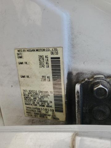 Photo 10 from auction – 2010 NISSAN ALTIMA BAS with VIN 1N4AL2AP0AN558539