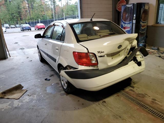Photo 3 from auction – 2006 KIA RIO with VIN KNADE123566094671