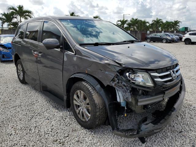 HONDA ODYSSEY EX 2017 with VIN 5FNRL5H41HB001366 - Photo from auction