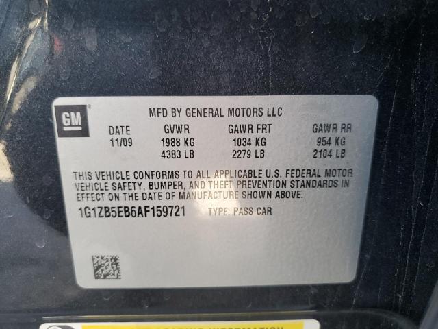 Photo 10 from auction – 2010 CHEVROLET 10 with VIN 1G1ZB5EB6AF159721