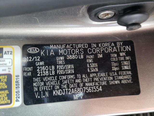 Photo 10 from auction – 2013 KIA SOUL with VIN KNDJT2A68D7561554