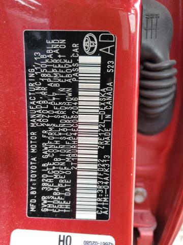 Photo 10 from auction – 2014 TOYOTA COROLLA L with VIN 2T1BURHE4EC062046