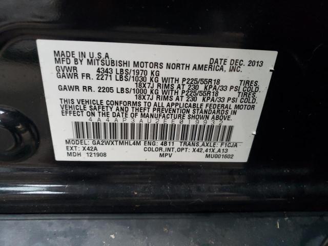 Photo 10 from auction – 2014 MITSUBISHI OUTLANDER with VIN 4A4AP3AU2EE019932
