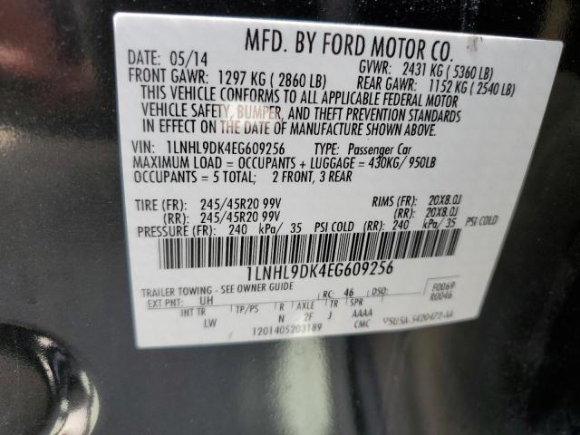 Photo 10 from auction – 2014 LINCOLN MKS with VIN 1LNHL9DK4EG609256