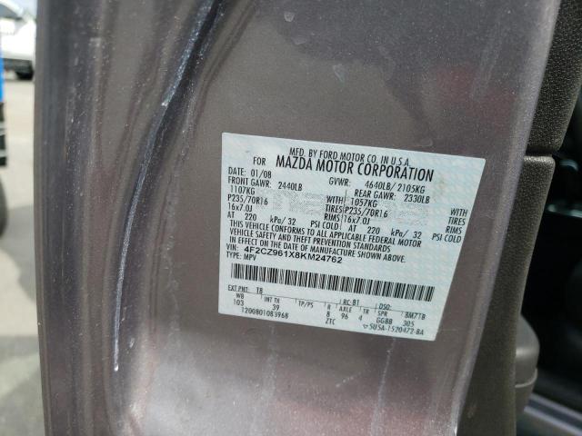 Photo 10 from auction – 2008 MAZDA TRIBUTE S with VIN 4F2CZ961X8KM24762