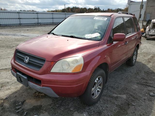 Photo 2 from auction – 2004 HONDA PILOT EXL with VIN 2HKYF18534H558246