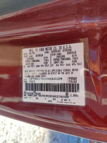 Photo 10 from auction – 1997 FORD F150 with VIN 1FTDX1761VNA63129