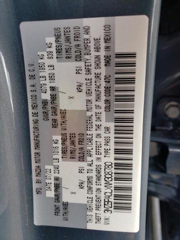 Photo 10 from auction – 2022 MAZDA 3 PREFERRE with VIN 3MZBPACLXNM308780