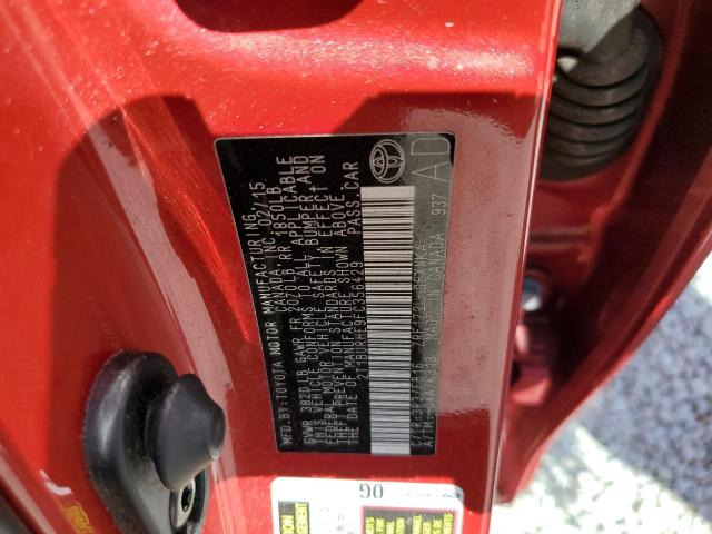 Photo 10 from auction – 2015 TOYOTA COROLLA L with VIN 2T1BURHE9FC356429
