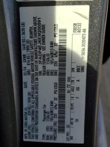 Photo 10 from auction – 2014 FORD FIESTA SE with VIN 3FADP4EJ6EM200591