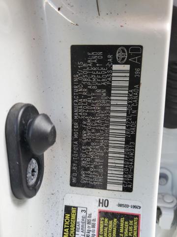 Photo 10 from auction – 2015 TOYOTA COROLLA L with VIN 2T1BURHE1FC338832