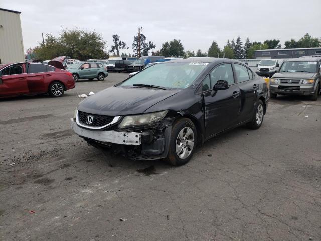 Photo 2 from auction – 2013 HONDA CIVIC LX with VIN 19XFB2F56DE248656