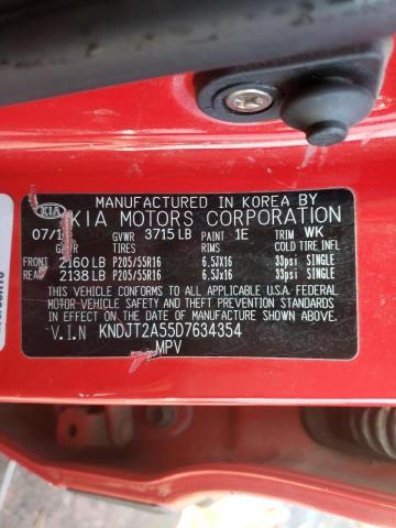 Photo 10 from auction – 2013 KIA SOUL with VIN KNDJT2A55D7634354