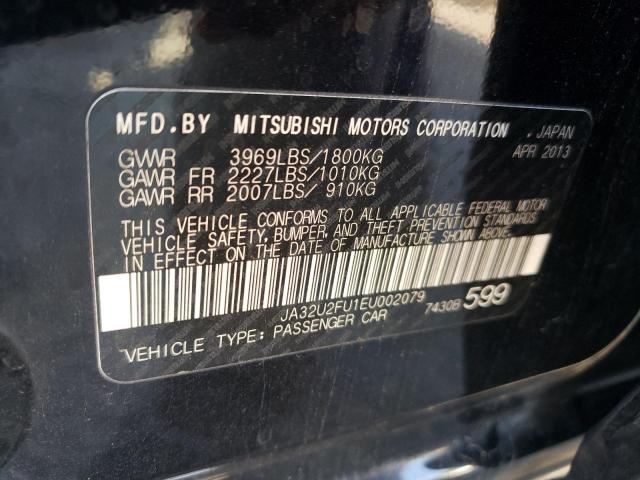 Photo 10 from auction – 2014 MITSUBISHI LANCER ES/ with VIN JA32U2FU1EU002079