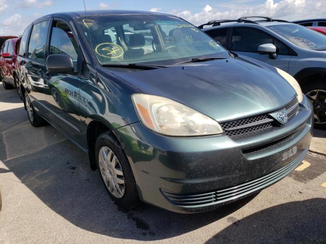 TOYOTA SIENNA CE 2005 with VIN 5TDZA29C75S300765 - Photo from auction