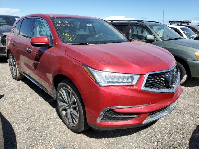ACURA MDX TECHNO 2019 with VIN 5J8YD3H50KL006019 - Photo from auction