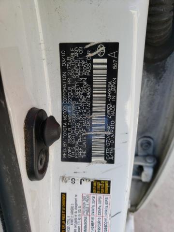 Photo 10 from auction – 2010 TOYOTA PRIUS with VIN JTDKN3DU1A0148667