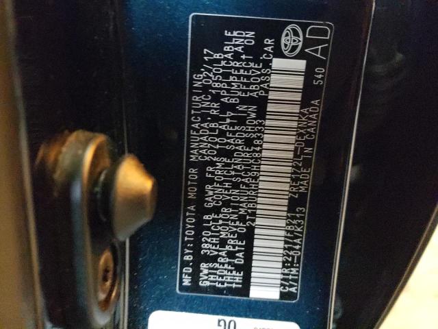 Photo 10 from auction – 2017 TOYOTA COROLLA L with VIN 2T1BURHE9HC848333