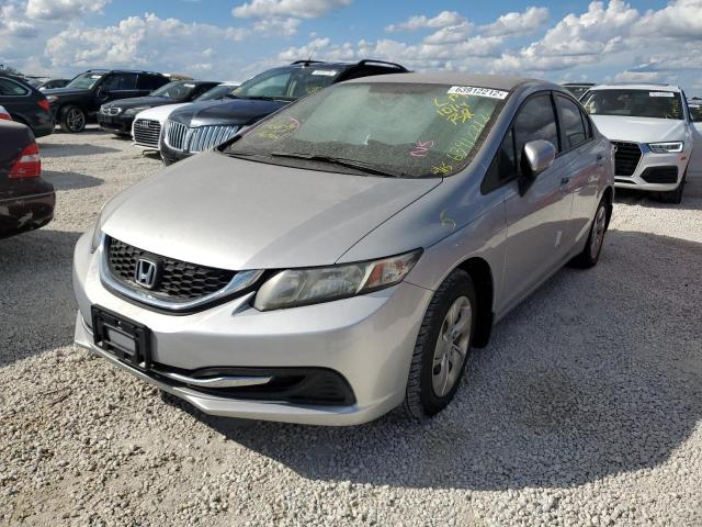 Photo 2 from auction – 2014 HONDA CIVIC LX with VIN 19XFB2F51EE055249