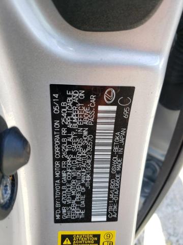 Photo 10 from auction – 2014 LEXUS ES 350 with VIN JTHBK1GG4E2135570