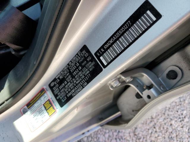 Photo 10 from auction – 2014 KIA RIO LX with VIN KNADM5A32E6351277