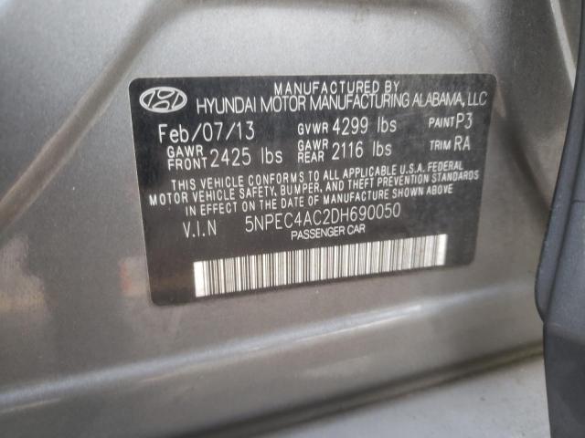 Photo 10 from auction – 2013 HYUNDAI SONATA SE with VIN 5NPEC4AC2DH690050