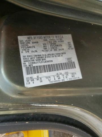 Photo 10 from auction – 2001 FORD EXPEDITION with VIN 1FMRU17L51LB38520
