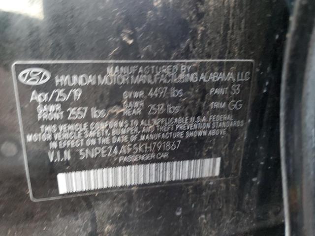 Photo 10 from auction – 2019 HYUNDAI SONATA SE with VIN 5NPE24AF5KH791867