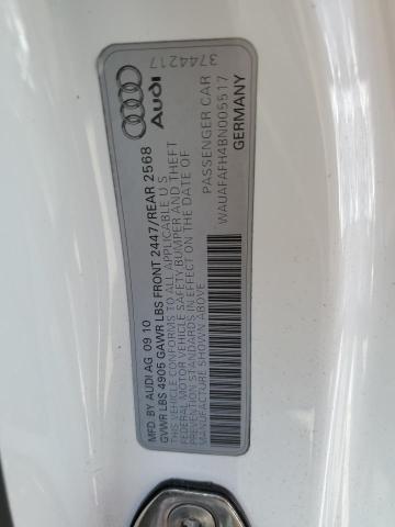 Foto 10 de la subasta – 2011 AUDI A5 PREMIUM con VIN WAUAFAFH4BN005517