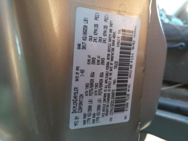 Photo 10 from auction – 2002 DODGE RAM 1500 with VIN 1D7HU18Z22J200073