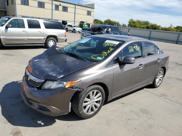 Photo 2 from auction – 2012 HONDA CIVIC EXL with VIN 2HGFB2F90CH512817