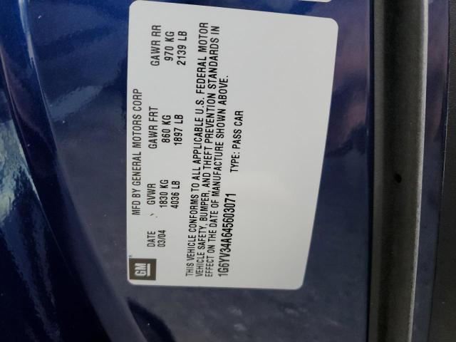 Photo 10 from auction – 2004 CADILLAC XLR with VIN 1G6YV34A645603071