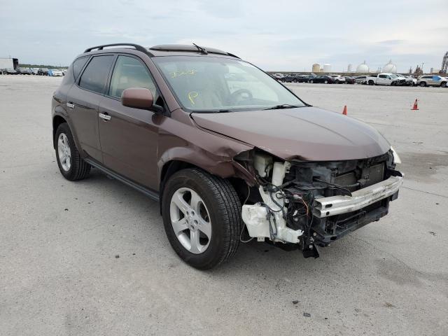 NISSAN MURANO SL 2003 with VIN JN8AZ08TX3W121245 - Photo from auction