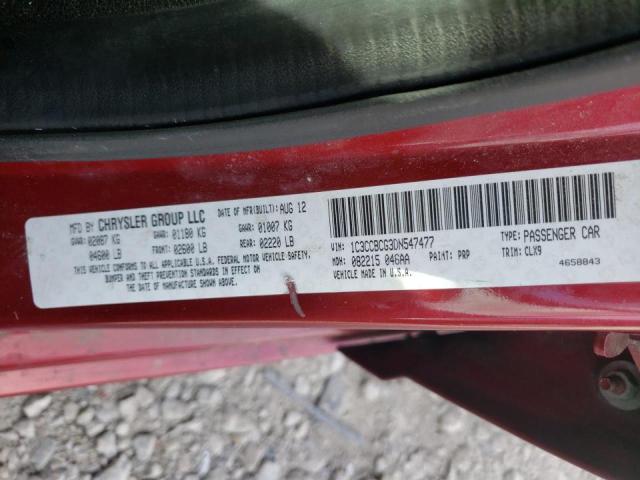 Photo 10 from auction – 2013 CHRYSLER 200 LIMITE with VIN 1C3CCBCG3DN547477