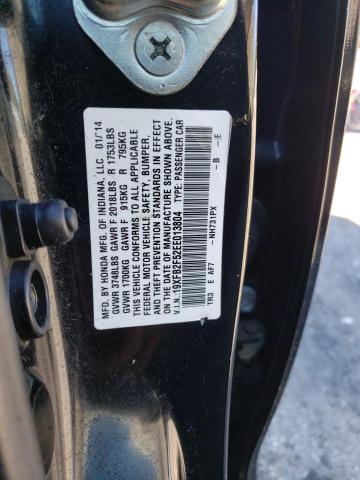Photo 10 from auction – 2014 HONDA CIVIC LX with VIN 19XFB2F52EE013804