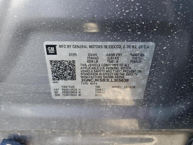 Photo 10 from auction – 2020 CHEVROLET TRAX LS with VIN 3GNCJKSB3LL305639